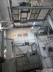 They installed a lamp above box where animals have to enter.